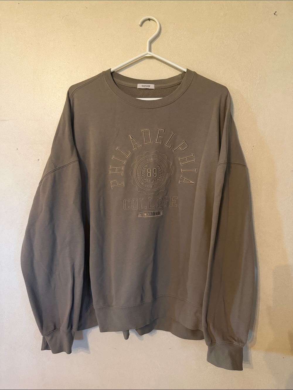 Garage Beige Sweatshirt